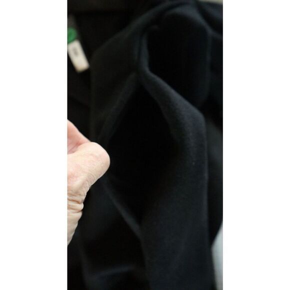 Banana Republic 501950 Women Sz M Black Brushed Knit Open Front Long Jacket - Picture 8 of 10